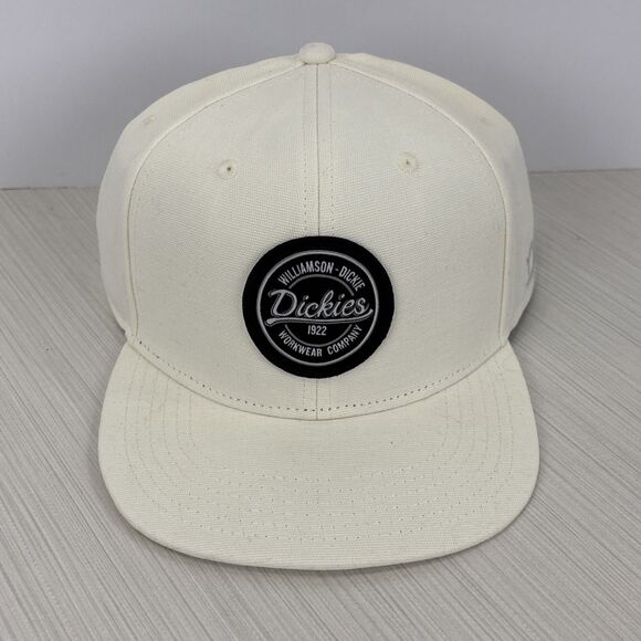 Dickies Flat Bill Duck Cap Cream Beige One Size NWT - Picture 1 of 6